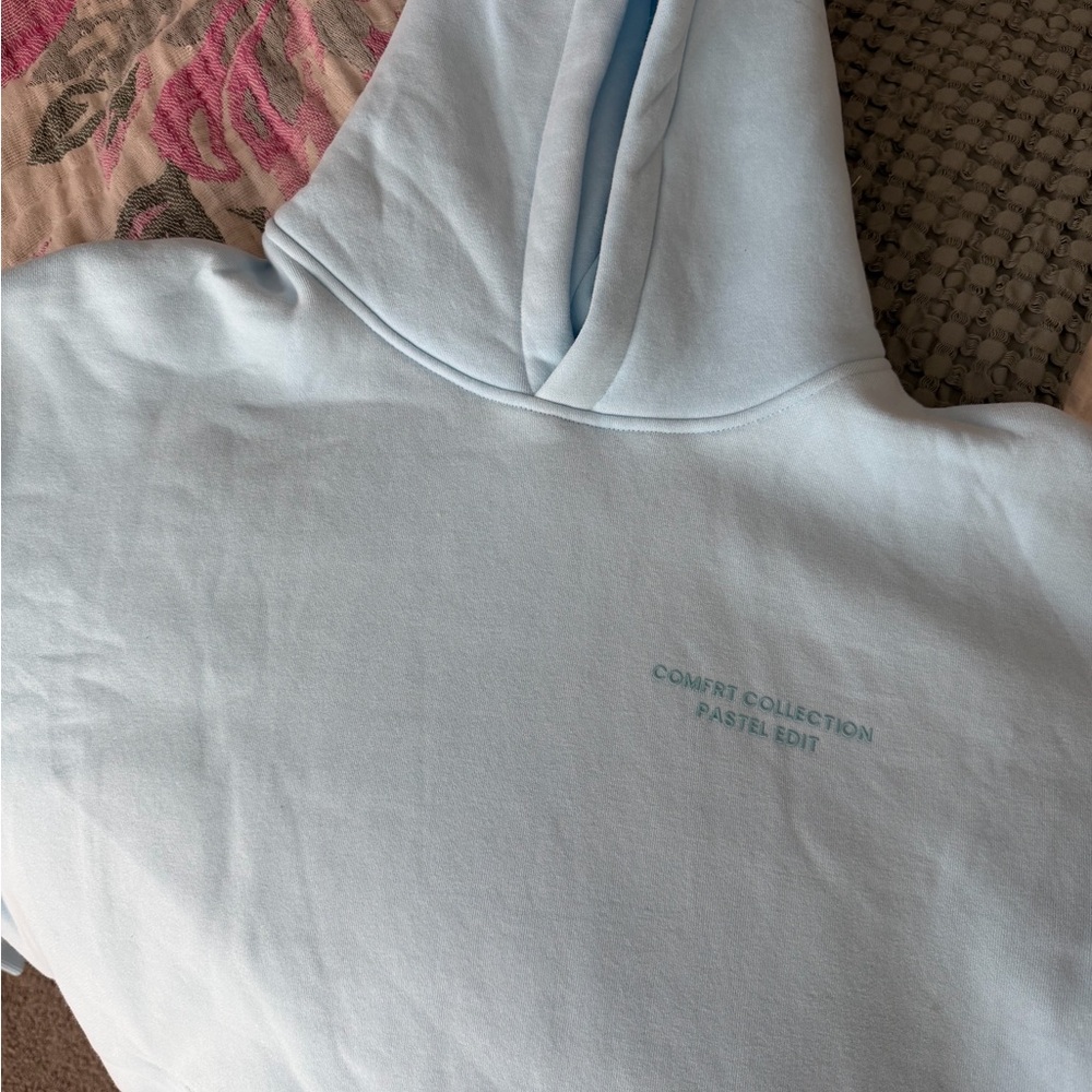 Comfrt baby blue Hoodie